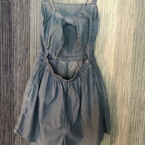 Hollister Denim Romper